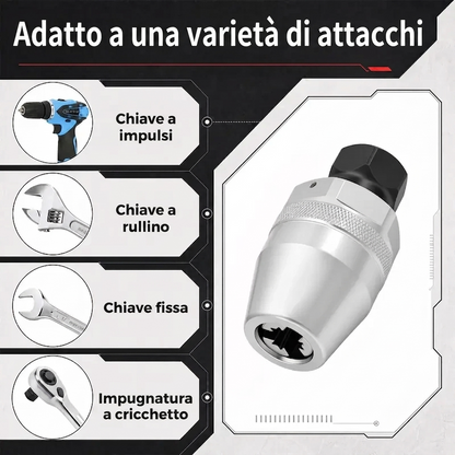 Rimozione Viti Rotte Set Estrattore 6-13mm Manuale Resistente