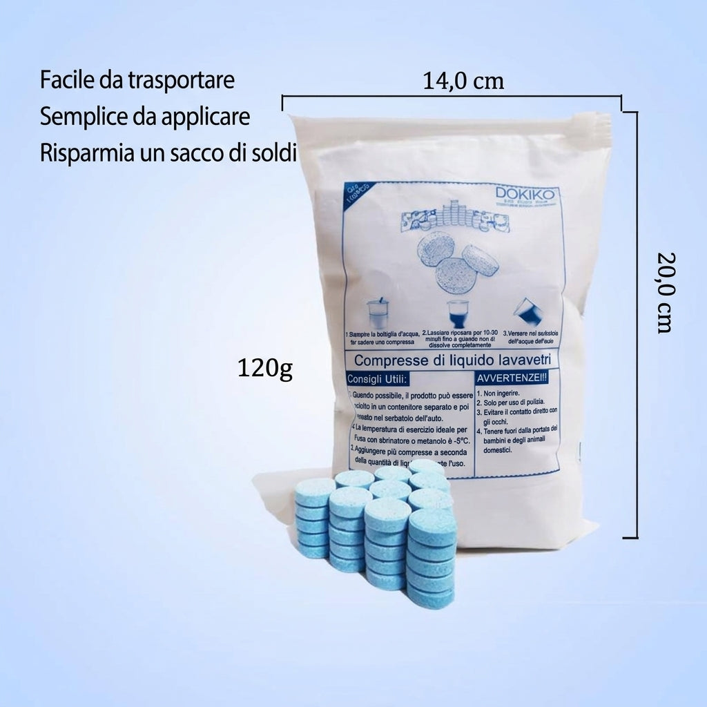 Pulizia Efficace Liquido Lavavetri Concentrato 50 Compresse