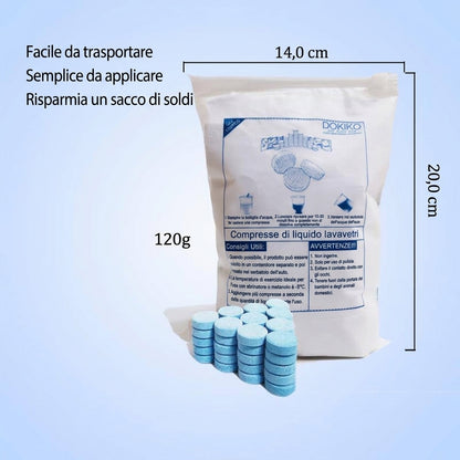 Pulizia Efficace Liquido Lavavetri Concentrato 50 Compresse