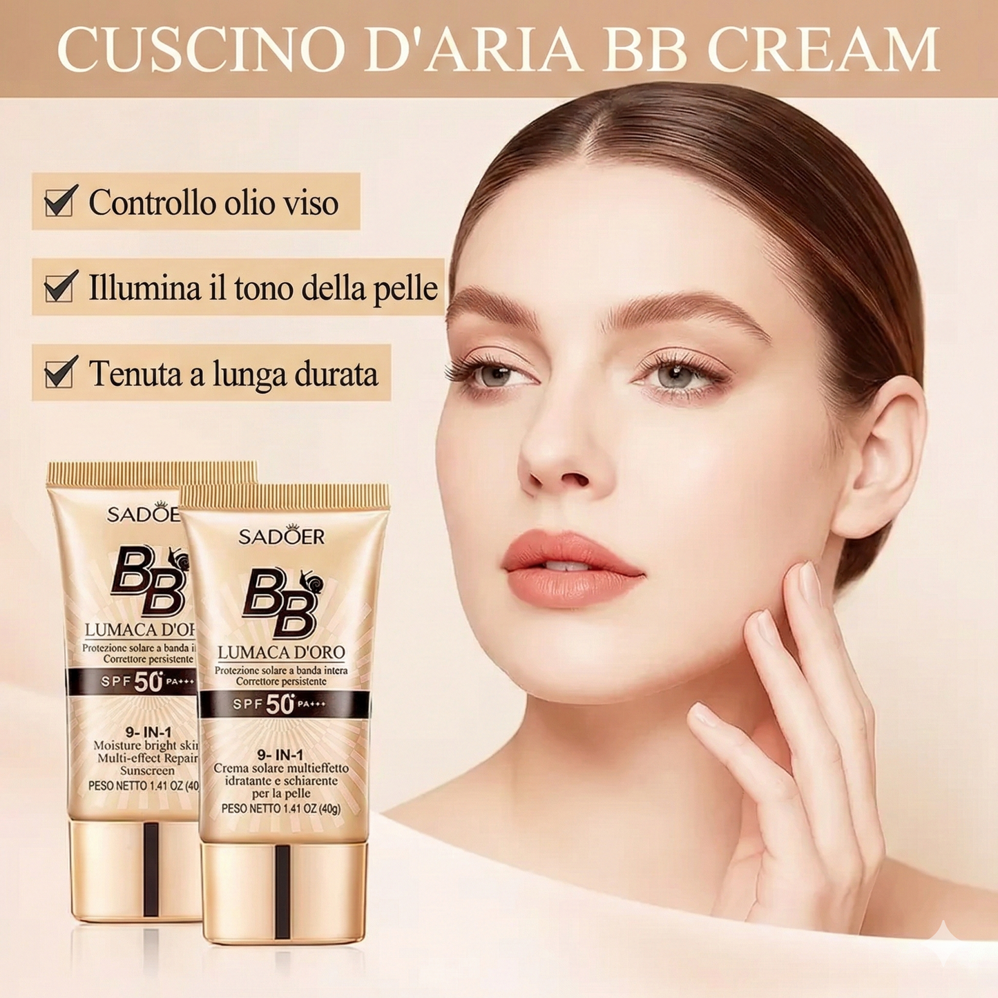 Snail BB Cream - Impermeabile