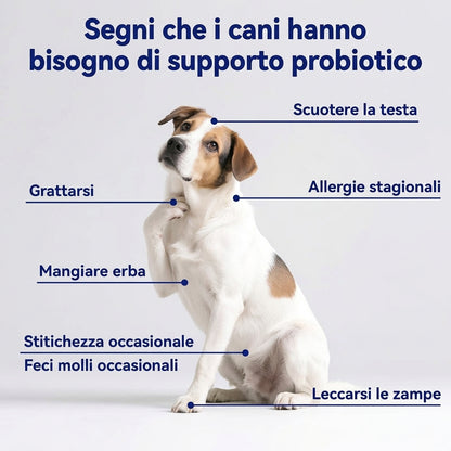 Supporto Immunitario Cane Multivitaminico 8-in-1 con Probiotici