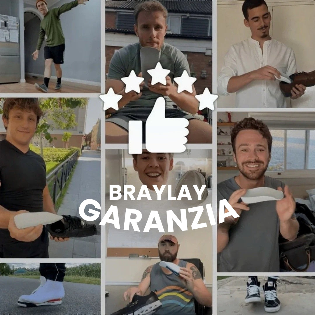 Solette ortopediche FlexStep™ con rialzo in altezza