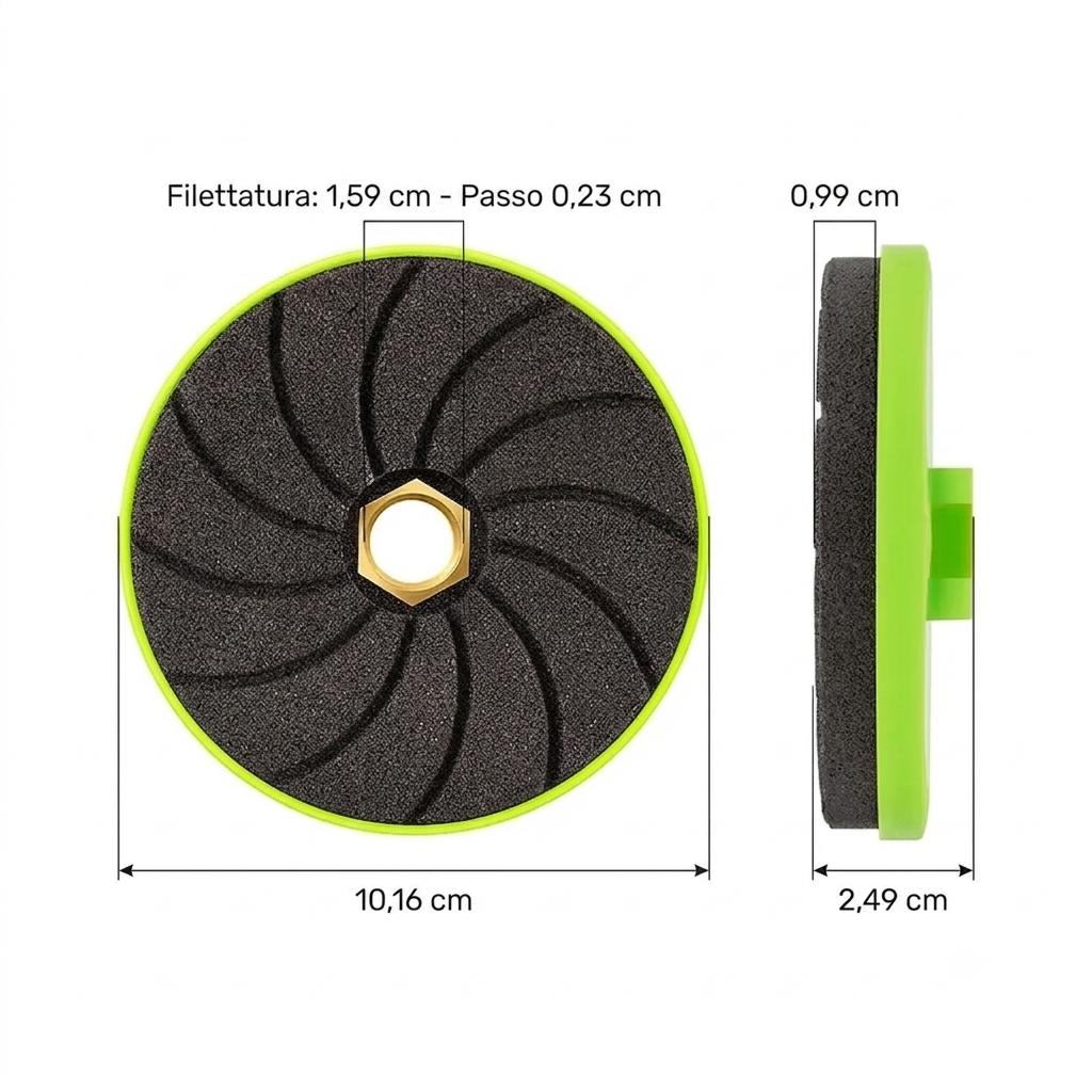 (Confezione da 3) - Lime per Smerigliatura 10.16 CM" con Carburo di Silicio per Piastrelle