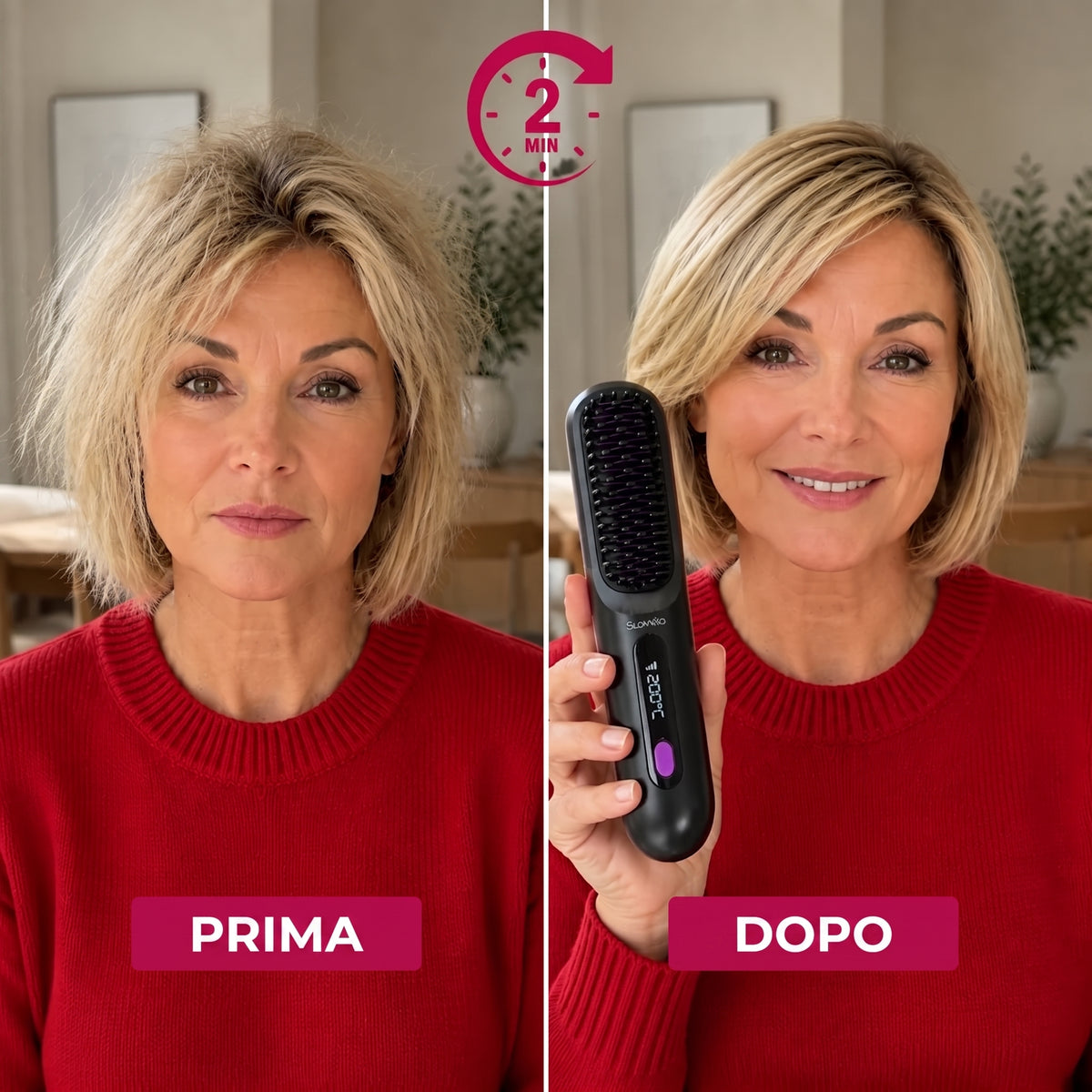 Palamot Brush™ — Volume dalle radici in due minuti