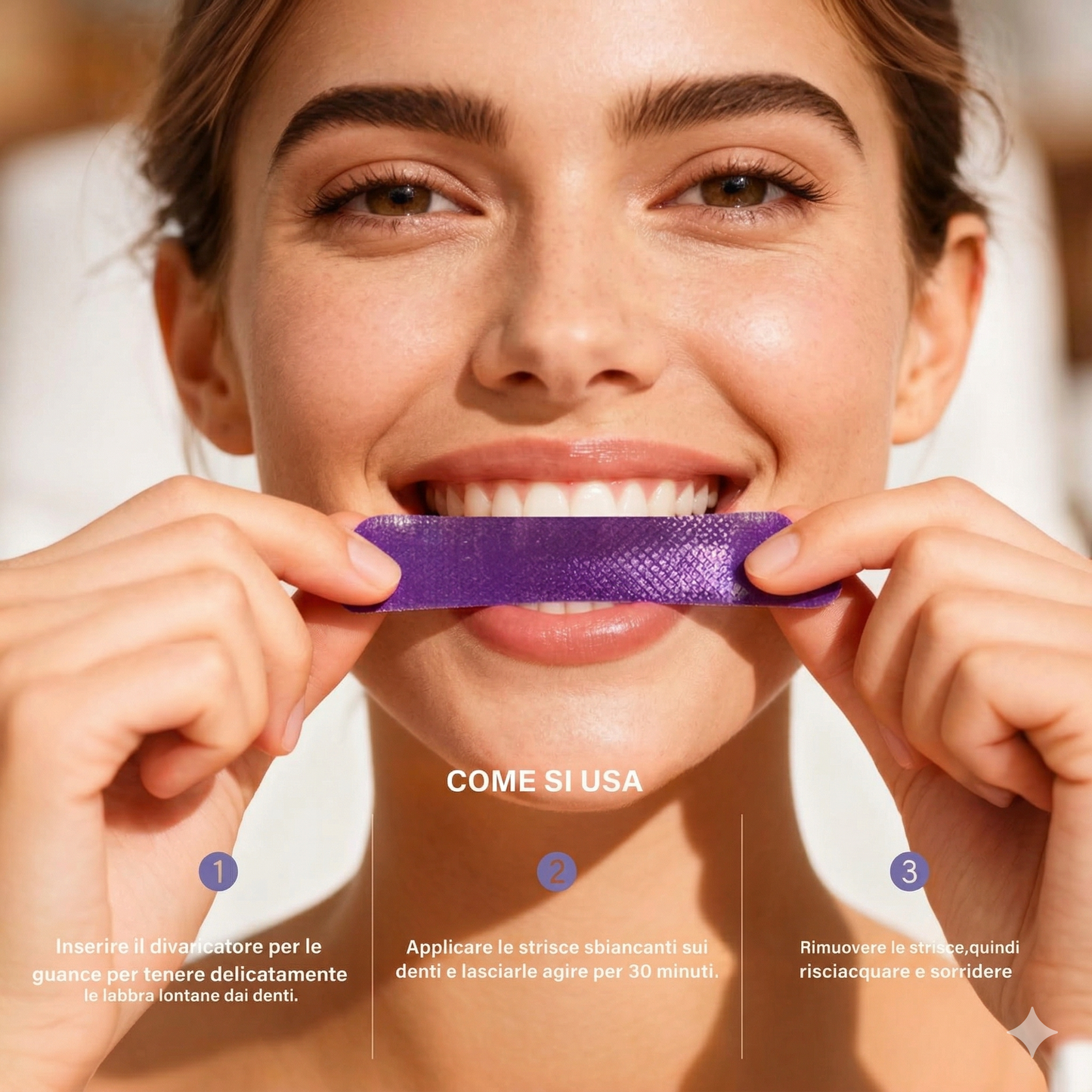 (14 unità) - CEELIKE Strisce dentali con idrossiapatite – Gusto menta e cedro