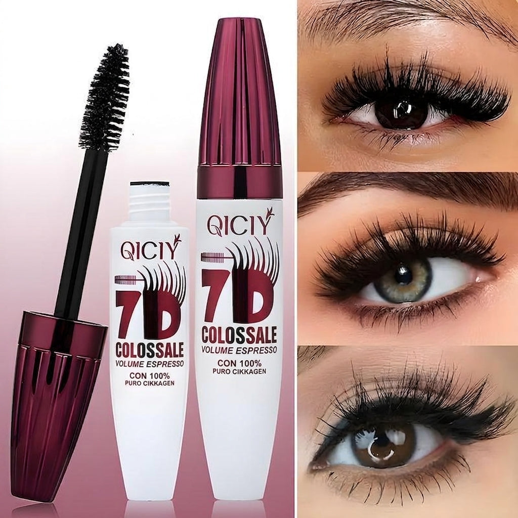 Lunga Durata Mascara Ciglia 7D Impermeabile Effetto Naturale