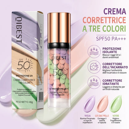 Crema Protettiva Colorata SPF 50 Idratante Opacizzante Waterproof
