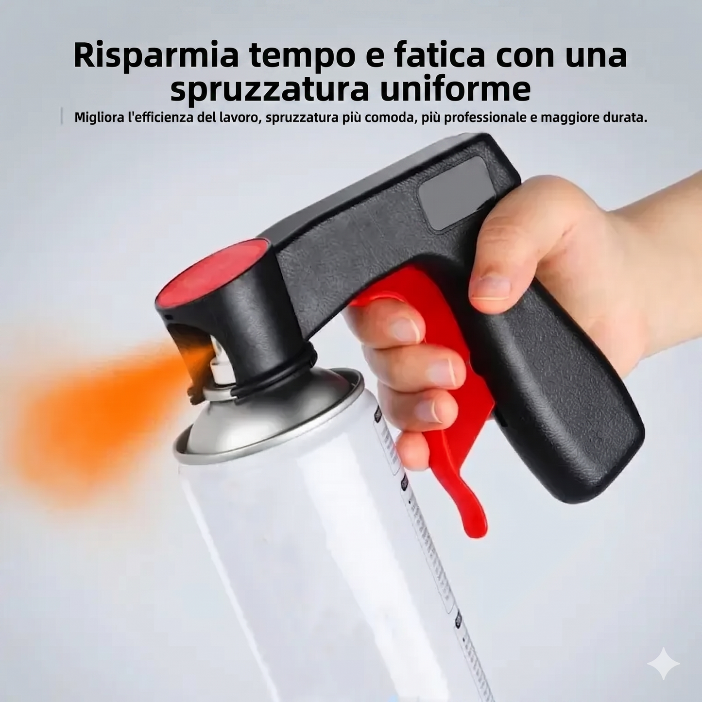Pistola a spruzzo universale per aerosol – Impugnatura ergonomica per ristrutturazioni e cambio colore