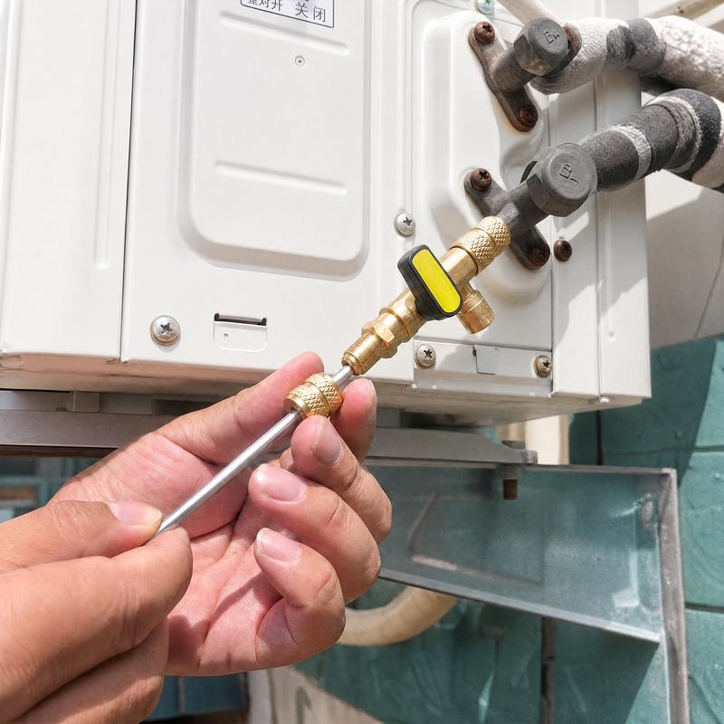 Strumento Rimozione Valvola AC con Kit Valvole e Guarnizioni