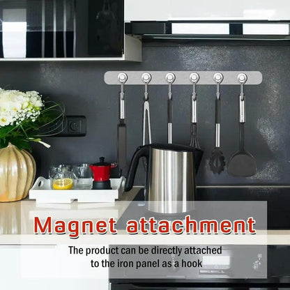 Organizzazione Salvaspazio Ganci Magnetici Resistenti 30LBS 8