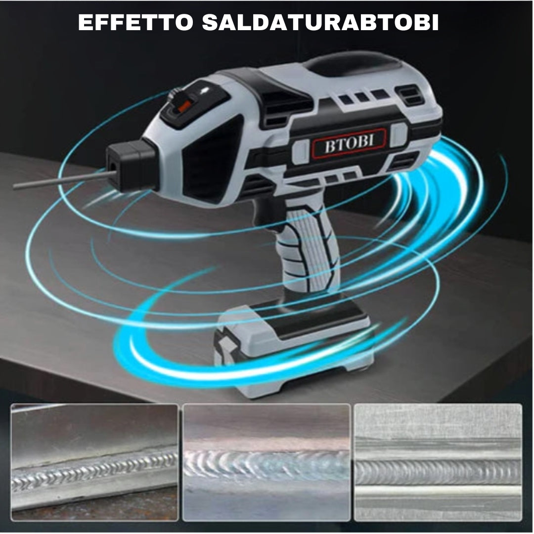 Kit saldatore portatile 5 in 1: saldatore intelligente con cassetta degli attrezzi completa