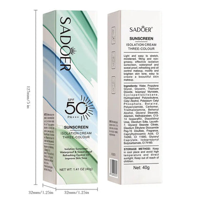Protezione Solare SPF 50+ Crema Viso Opacizzante Idratante