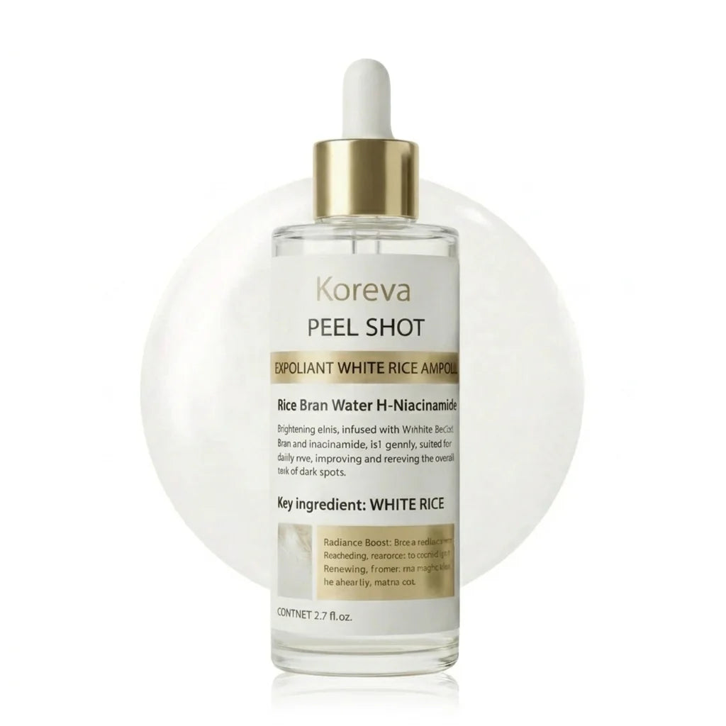 Pori Affinati e Pelle Purificata con Esfoliante al Riso Coreano