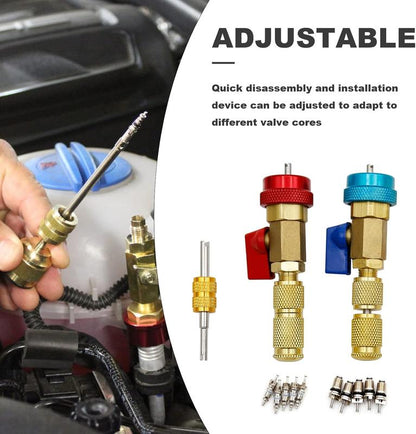 Manutenzione Rapida Valvola R134A Kit Strumenti per Auto