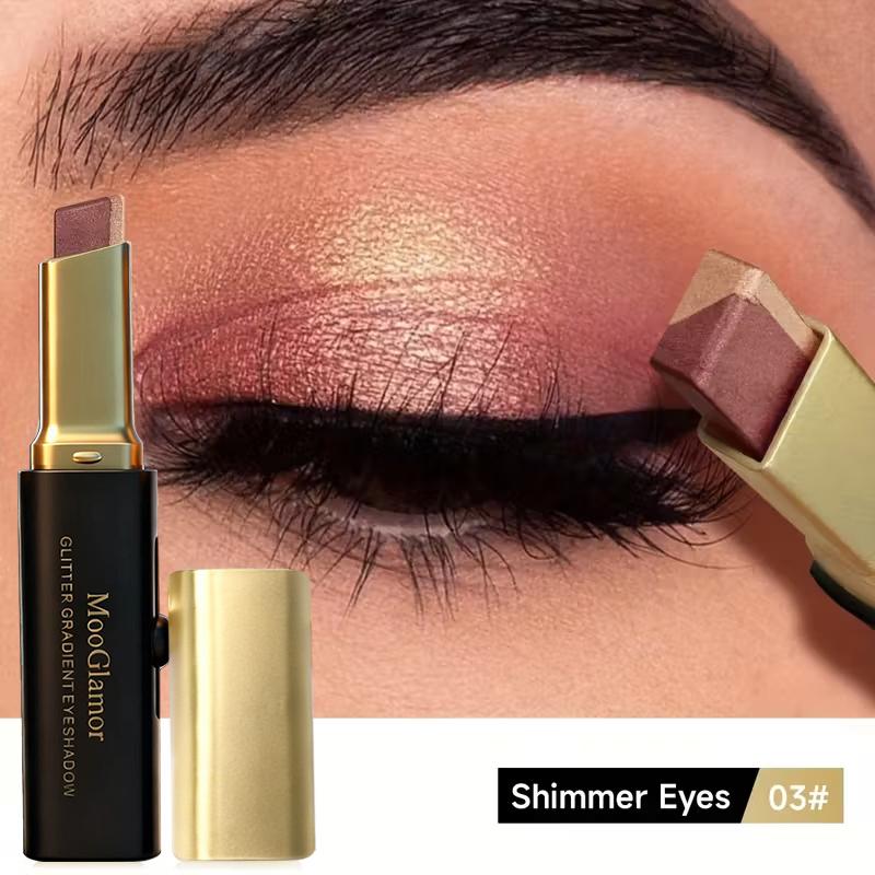 Trucco Occhi Matte Doppio Colore Stick Waterproof Lunga Tenuta