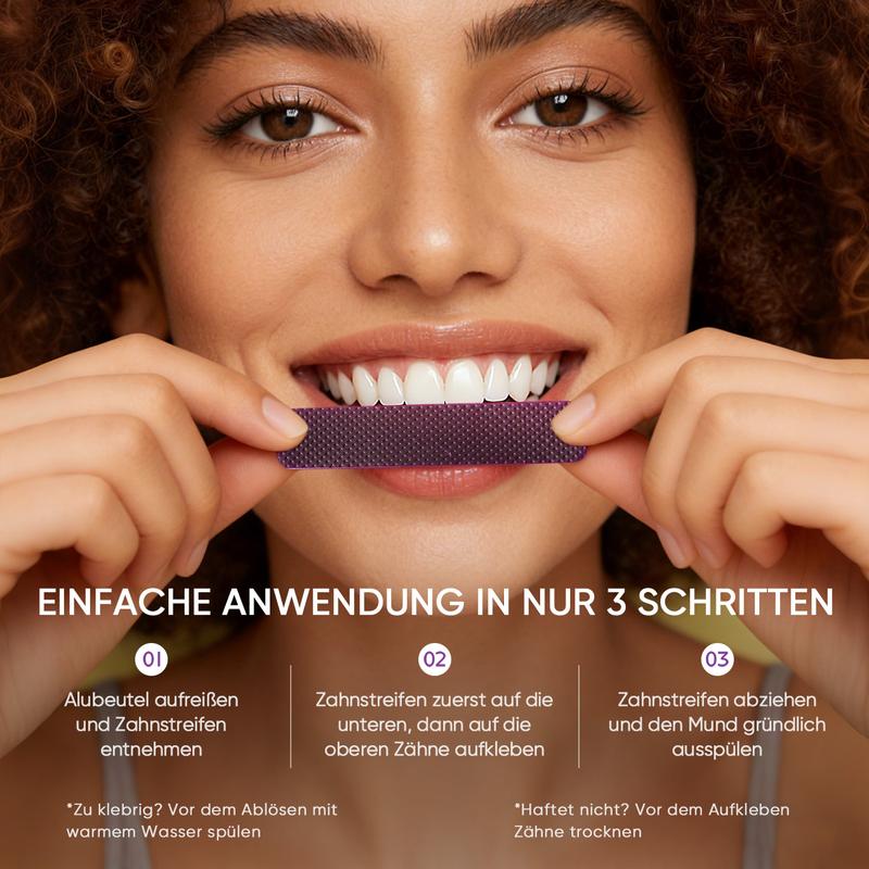 Cura Dentale Delicata Strisce per Denti Sensibili Alito Fresco
