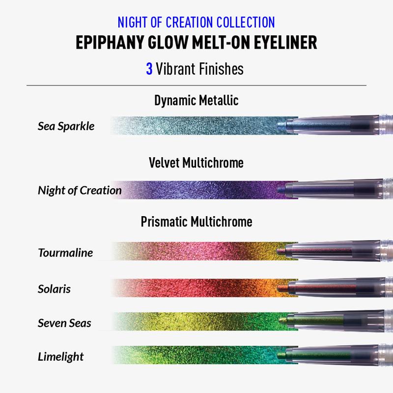 Eyeliner Glow Melt-On Resistente All'Acqua Effetto Multicromatico