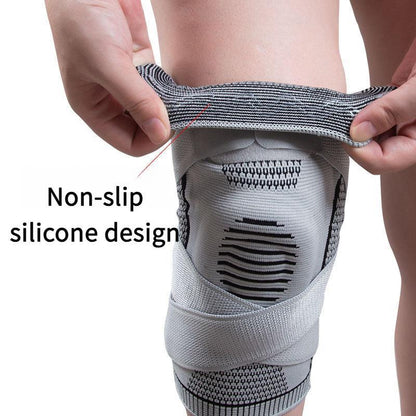 Supporto Compressivo per Ginocchia con Doppio Bracciale Sportivo