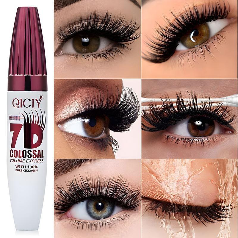 Lunga Durata Mascara Ciglia 7D Impermeabile Effetto Naturale