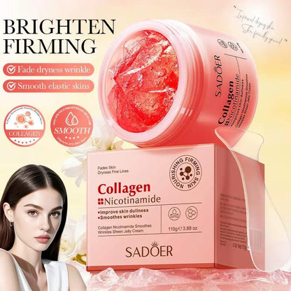 Crema Idratante Viso Con Collagene Vegetale Per Pelle Luminosa