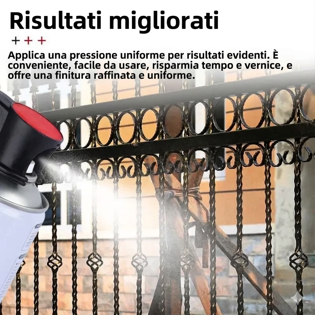 Pistola a spruzzo universale per aerosol – Impugnatura ergonomica per ristrutturazioni e cambio colore