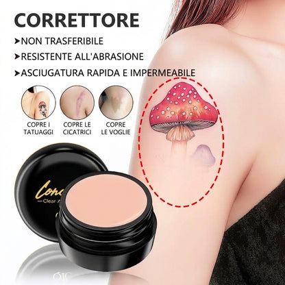 Correttore Viso Copertura Totale Opaco Leggero Waterproof