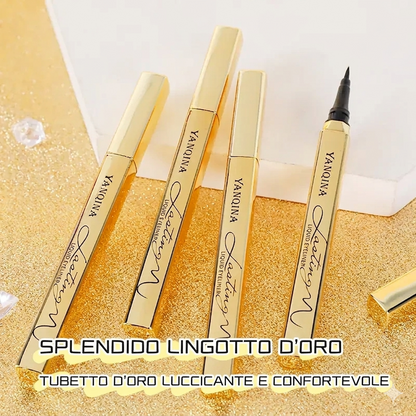 (Colore – nero) – Eyeliner liquido waterproof – Punta di precisione in fibra, a lunga durata e resistente alle sbavature