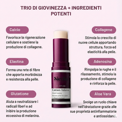 Balsamo viso al collagene e calcio