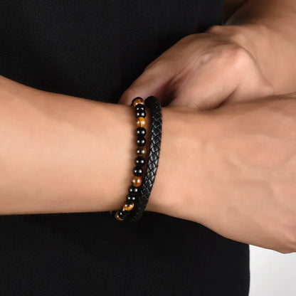Bracciale Occhio di Tigre dello Scudo del Figlio