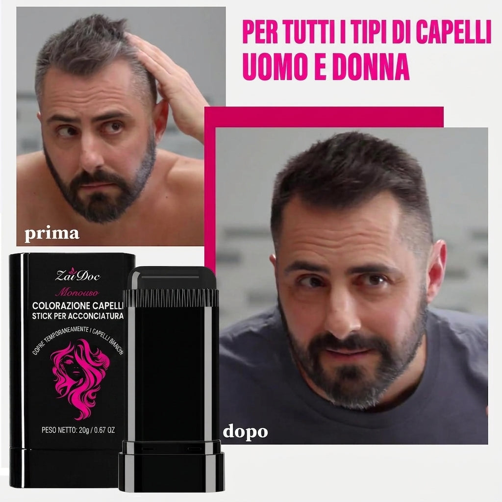 Colorazione Capelli Portatile con Pettine Facile e Veloce