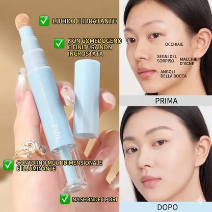 PIPL Dual Concealer and Foundation – 2-in-1 a Lunga Tenuta (24h)
