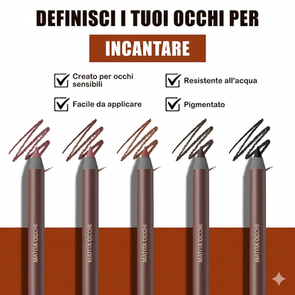 Trucco Occhi Matita Eyeliner Resistente a Sbavature Punta Morbida