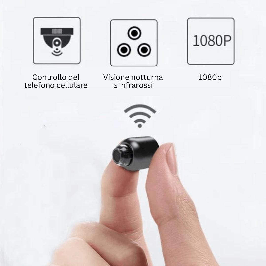 Mini telecamera di sicurezza UltraVision™ 4K Full HD