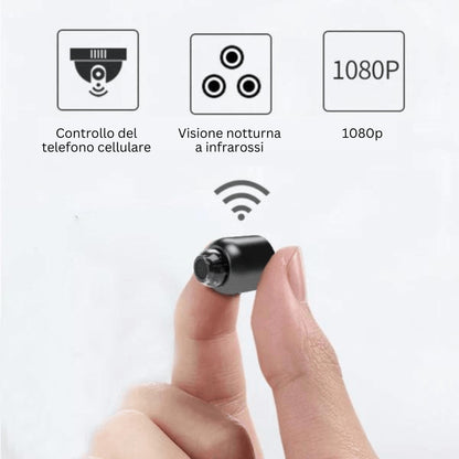 Mini telecamera di sicurezza UltraVision™ 4K Full HD