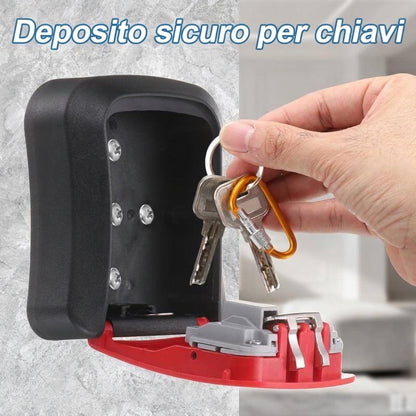 Sicurezza Chiavi Cassaforte Parete con Serratura 4 Cifre