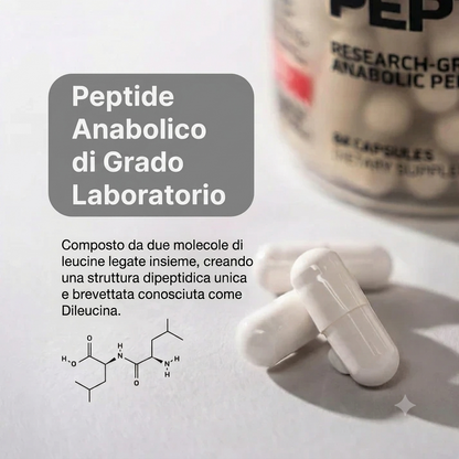 Dileucina, peptide muscolare 185 - 84 capsule