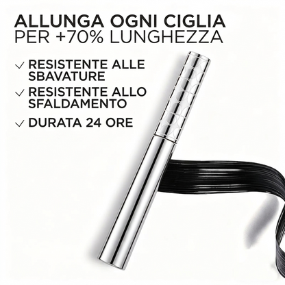 Allungante Mascara Tubo Metallico Lunga Tenuta Naturale Curl
