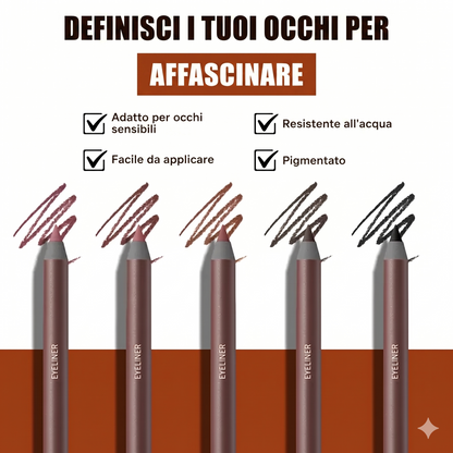 Trucco Occhi Resistente Eyeliner Matita Waterproof Lunga Tenuta