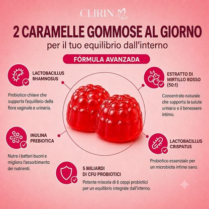 Palamot™ Caramelle gommose probiotiche per l'equilibrio ormonale