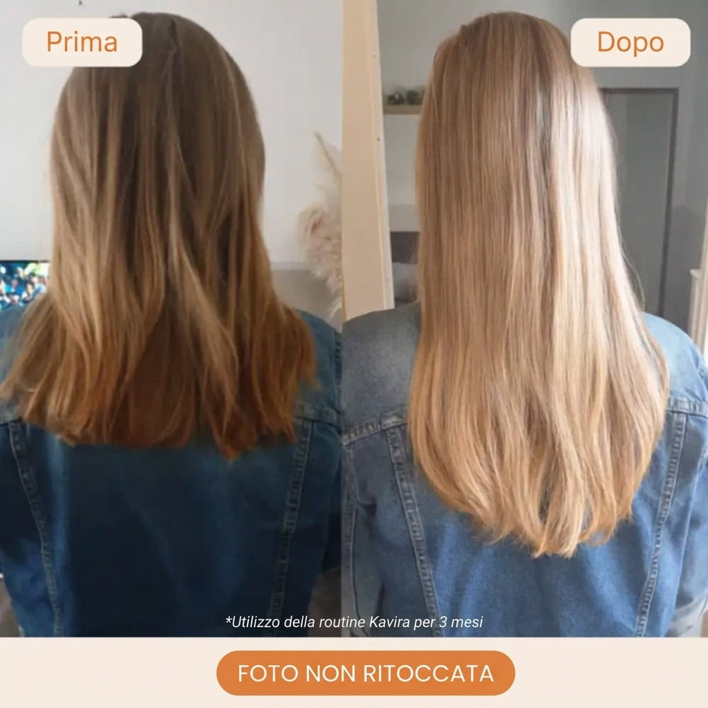 Capelli più lunghi, forti e folti in 6 settimane