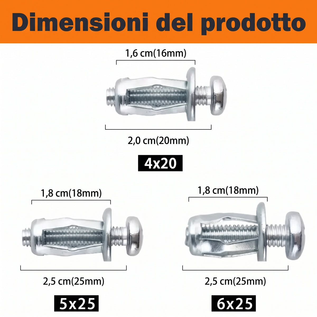 Fissaggio Resistente Rivetti a Dado in Acciaio Zincato