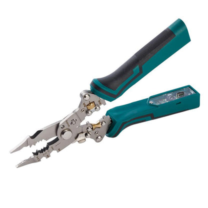 Multifunzione Pinza Spellafili Ricaricabile con Tester Voltaggio