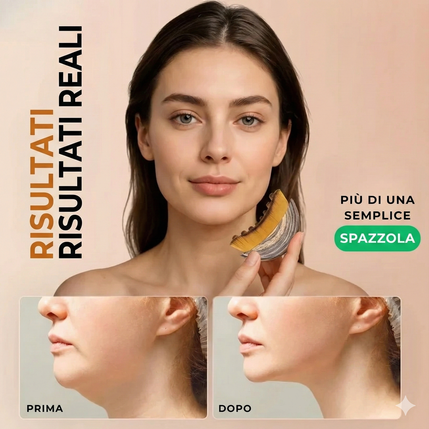 Spazzola per massaggio linfatico