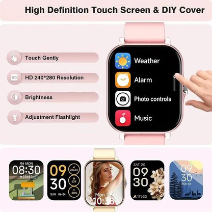 Monitoraggio Attività Smartwatch Touch Screen 1.83" IP68