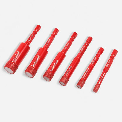 Precisione di Foratura Set Punte Diamante per Ceramica e Pietra