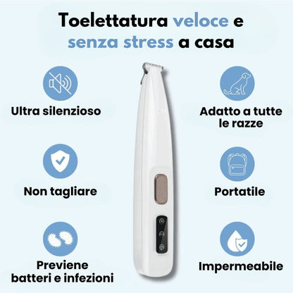 Taglia zampe cane