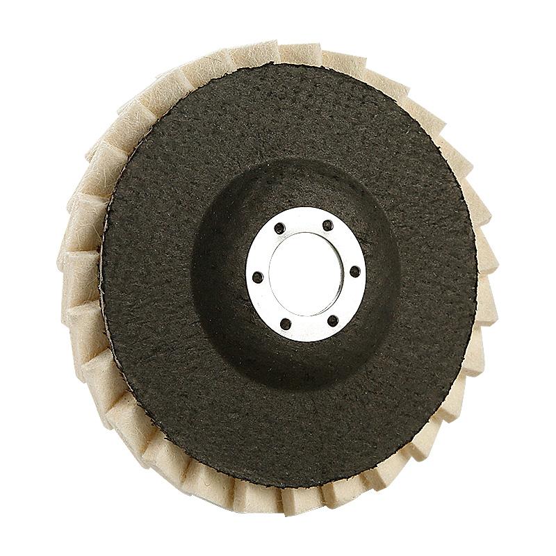 Finitura Lucida Set Ruote Lucidanti in Lana 5 Pollici Resistente