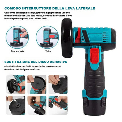 SpinCut™ - Smerigliatrice angolare professionale a batteria