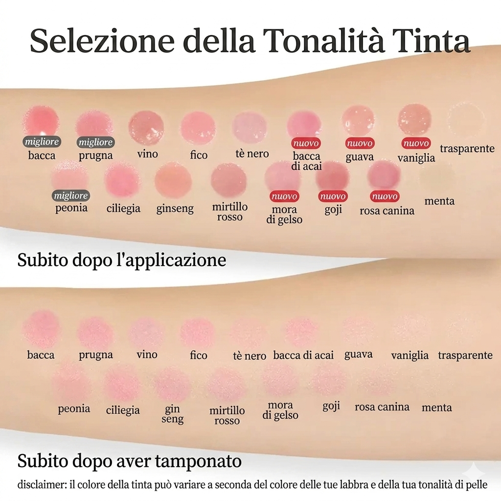 (Confezione da 3) - Idratazione Intensa Rossetto Nooni Apple Effetto Lucido Duo Trio