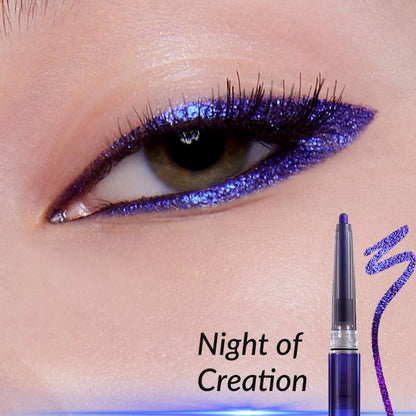Eyeliner Glow Melt-On Resistente All'Acqua Effetto Multicromatico
